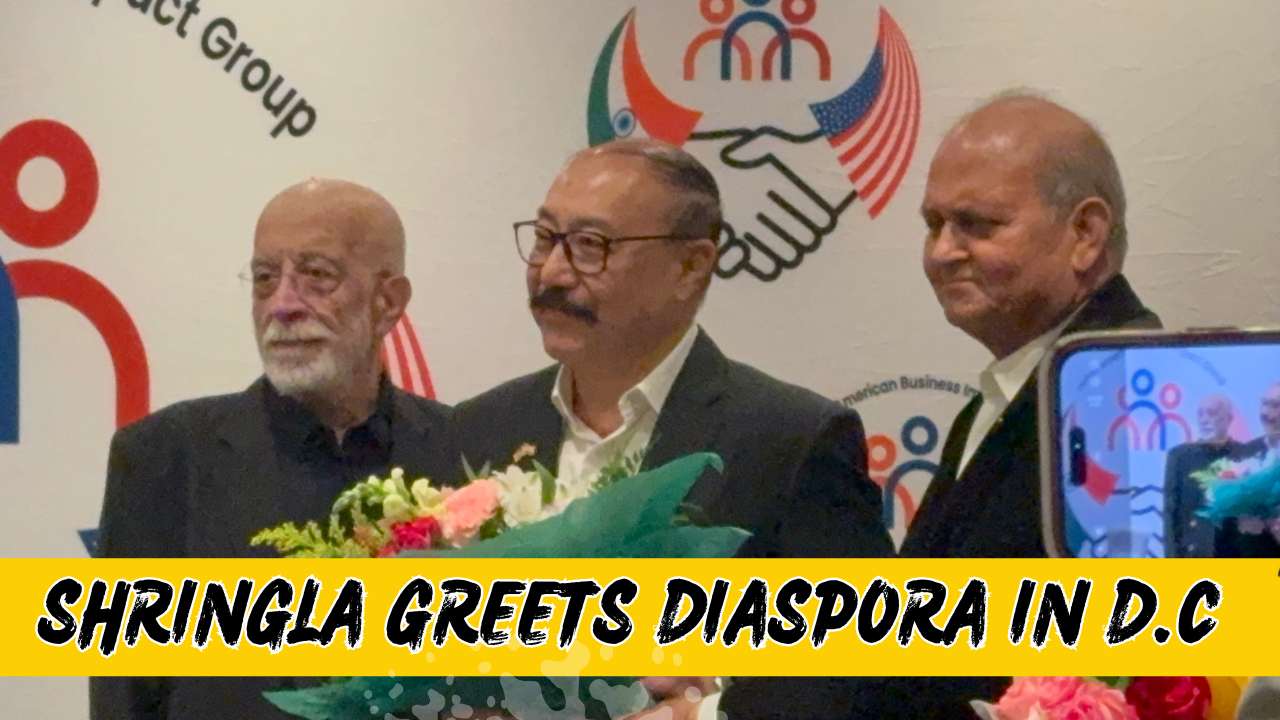 IAMBIG reception for Harsh Vardhan Shringla in D.C.